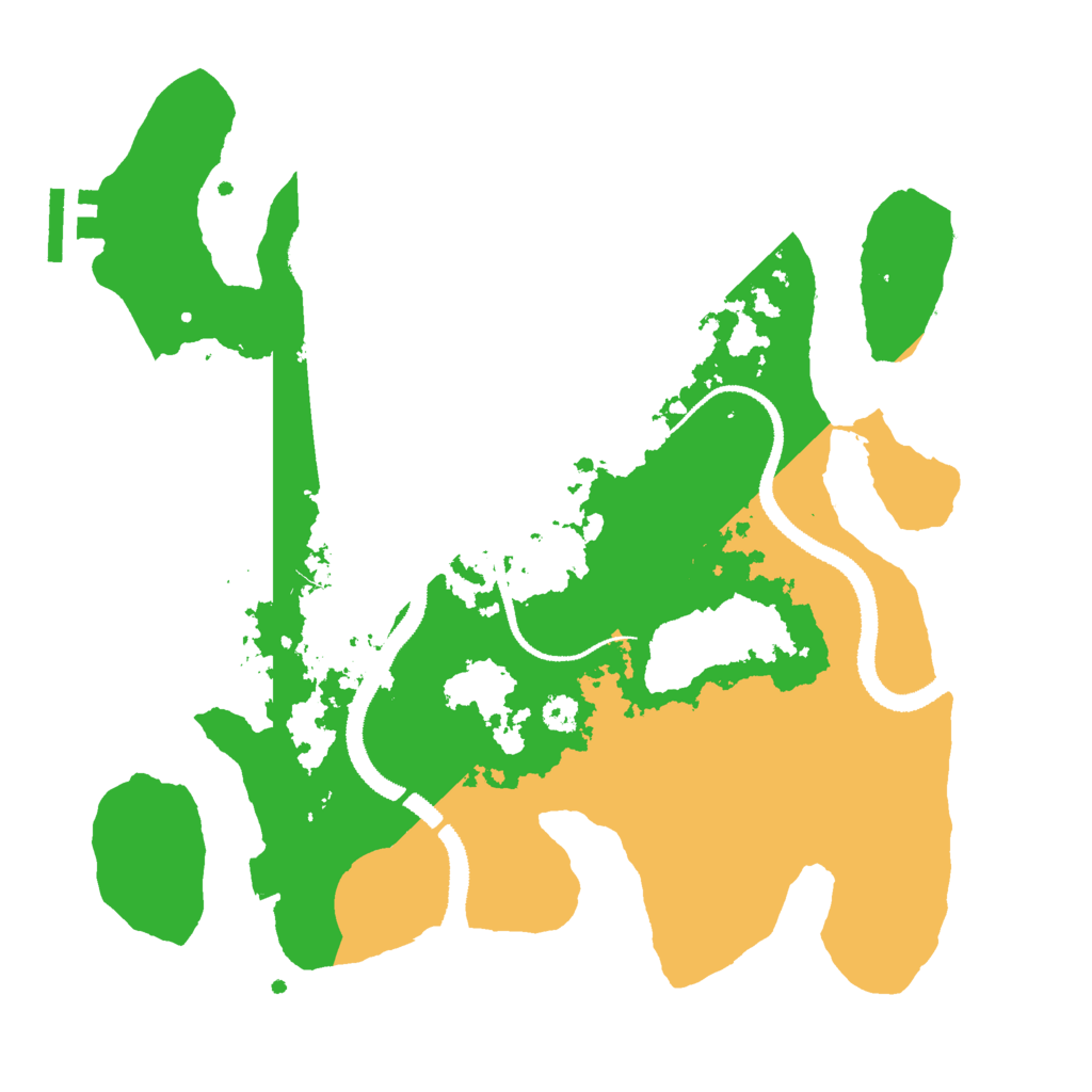 Biome Rust Map: Procedural Map, Size: 3000, Seed: 31557