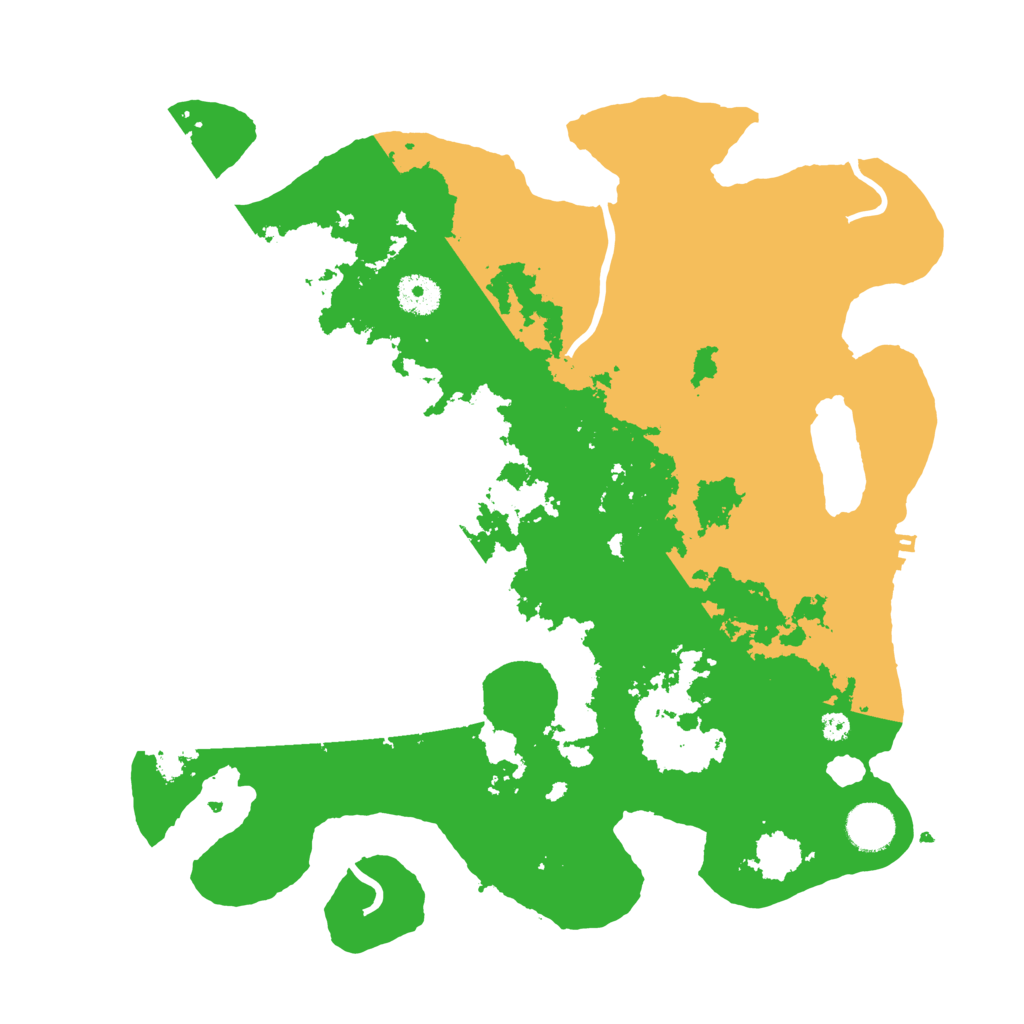 Biome Rust Map: Procedural Map, Size: 3700, Seed: 1332792362