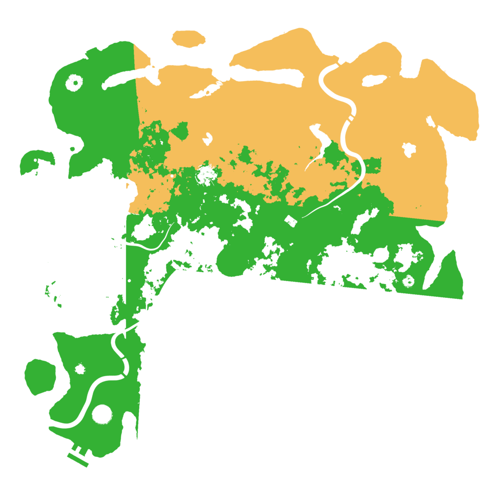 Biome Rust Map: Procedural Map, Size: 4500, Seed: 669306864