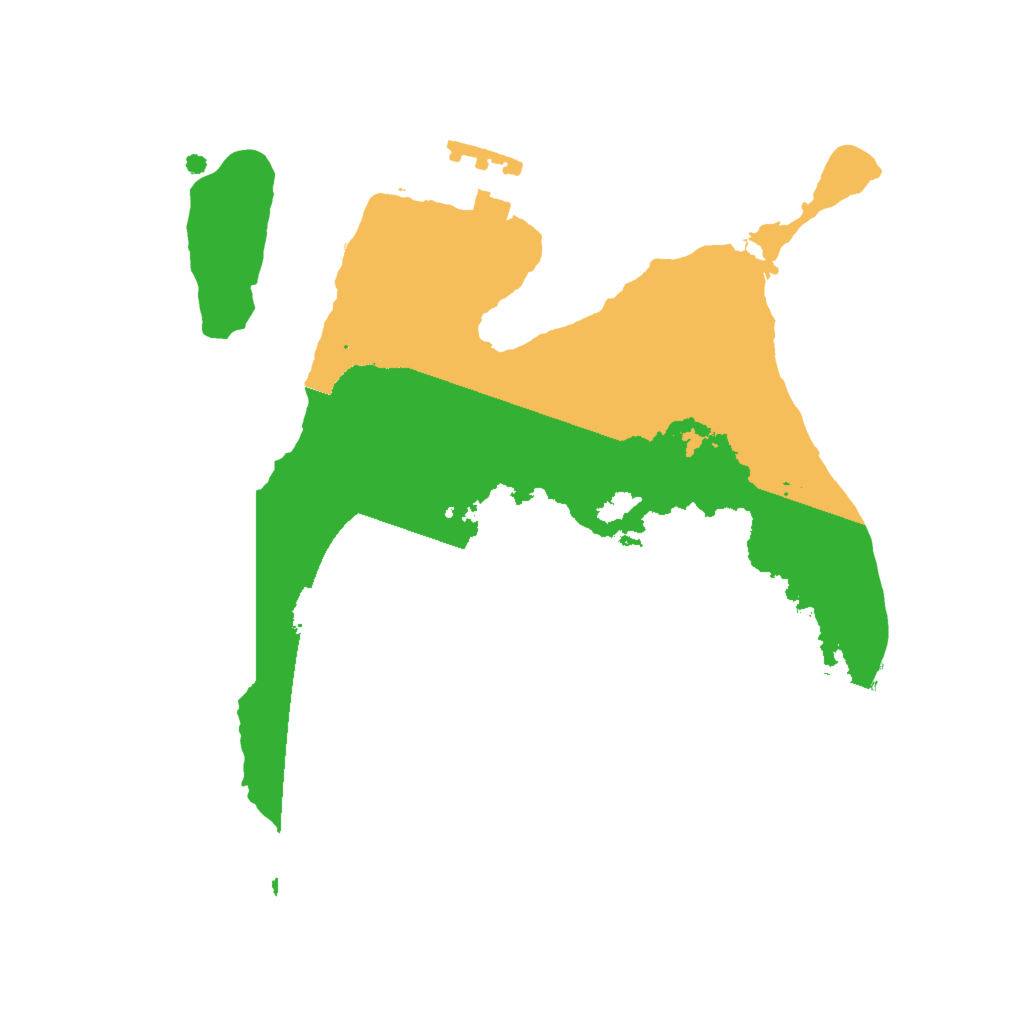 Biome Rust Map: Procedural Map, Size: 2000, Seed: 1978