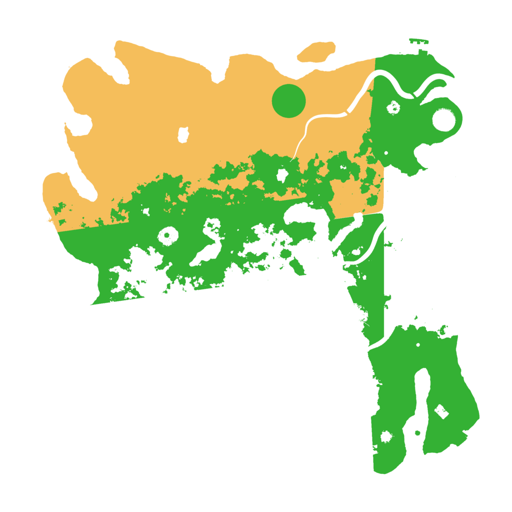 Biome Rust Map: Procedural Map, Size: 4000, Seed: 429956999