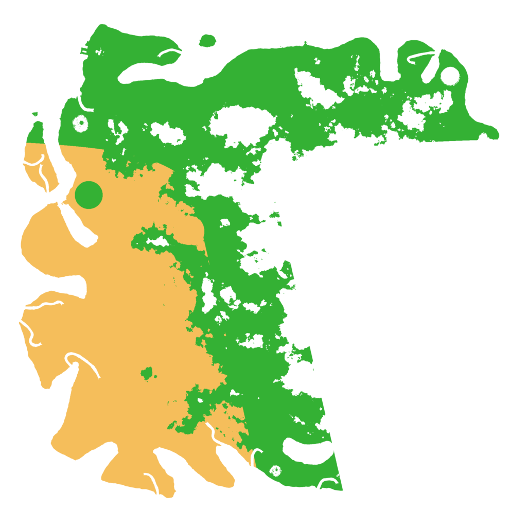Biome Rust Map: Procedural Map, Size: 5000, Seed: 1833276505