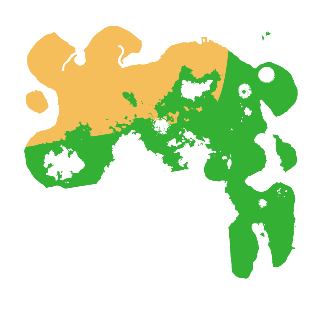 Biome Rust Map: Procedural Map, Size: 3500, Seed: 1103659873