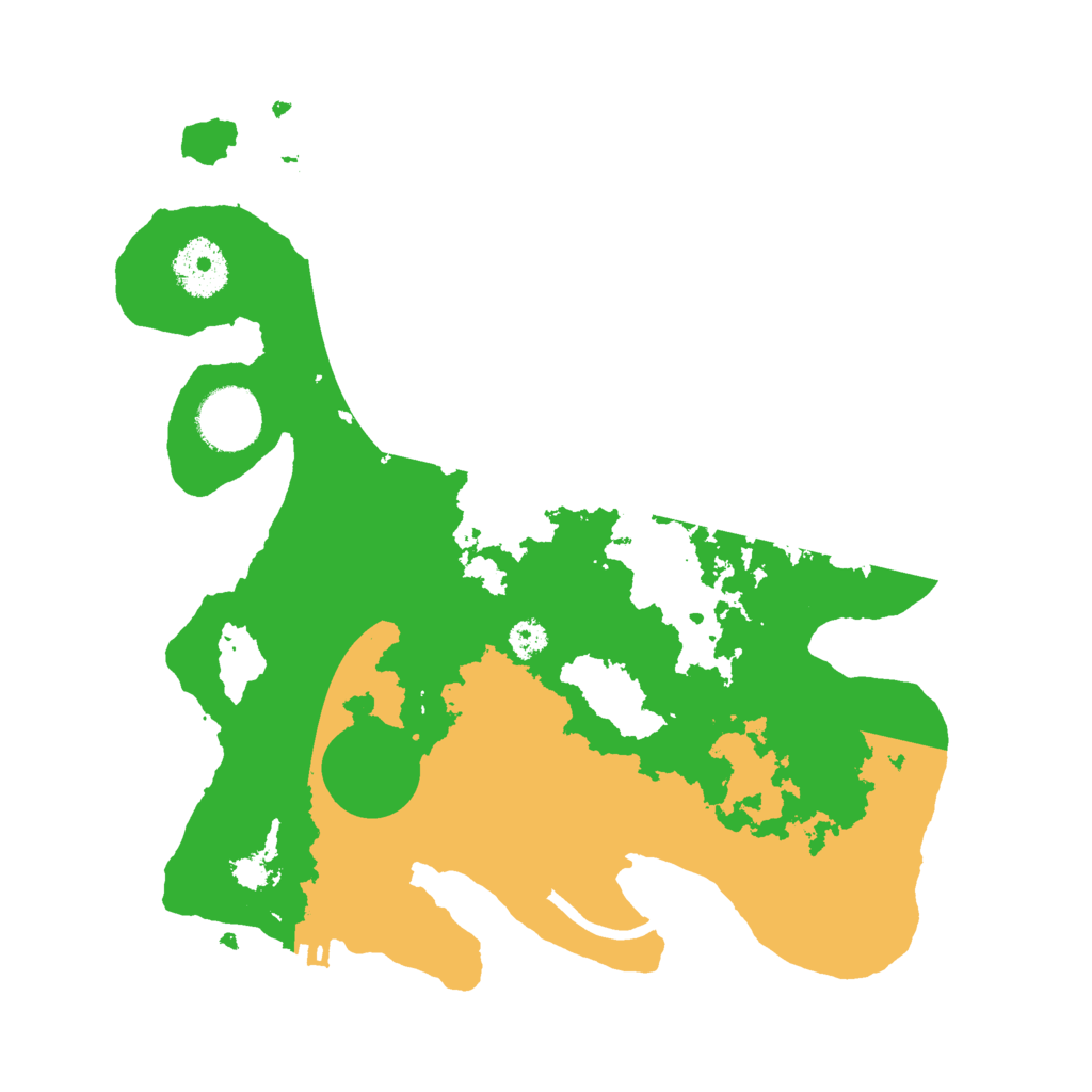 Biome Rust Map: Procedural Map, Size: 3000, Seed: 147259940