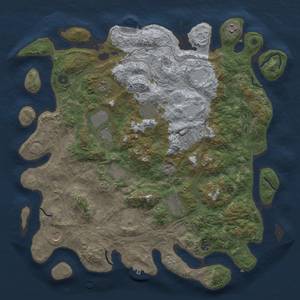 Thumbnail Rust Map: Procedural Map, Size: 4500, Seed: 940027135, 19 Monuments