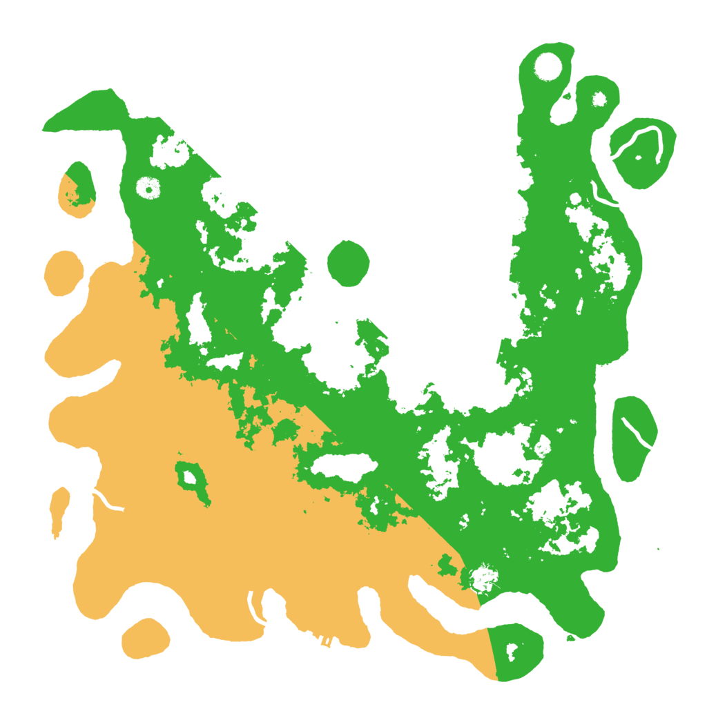 Biome Rust Map: Procedural Map, Size: 4500, Seed: 940027135