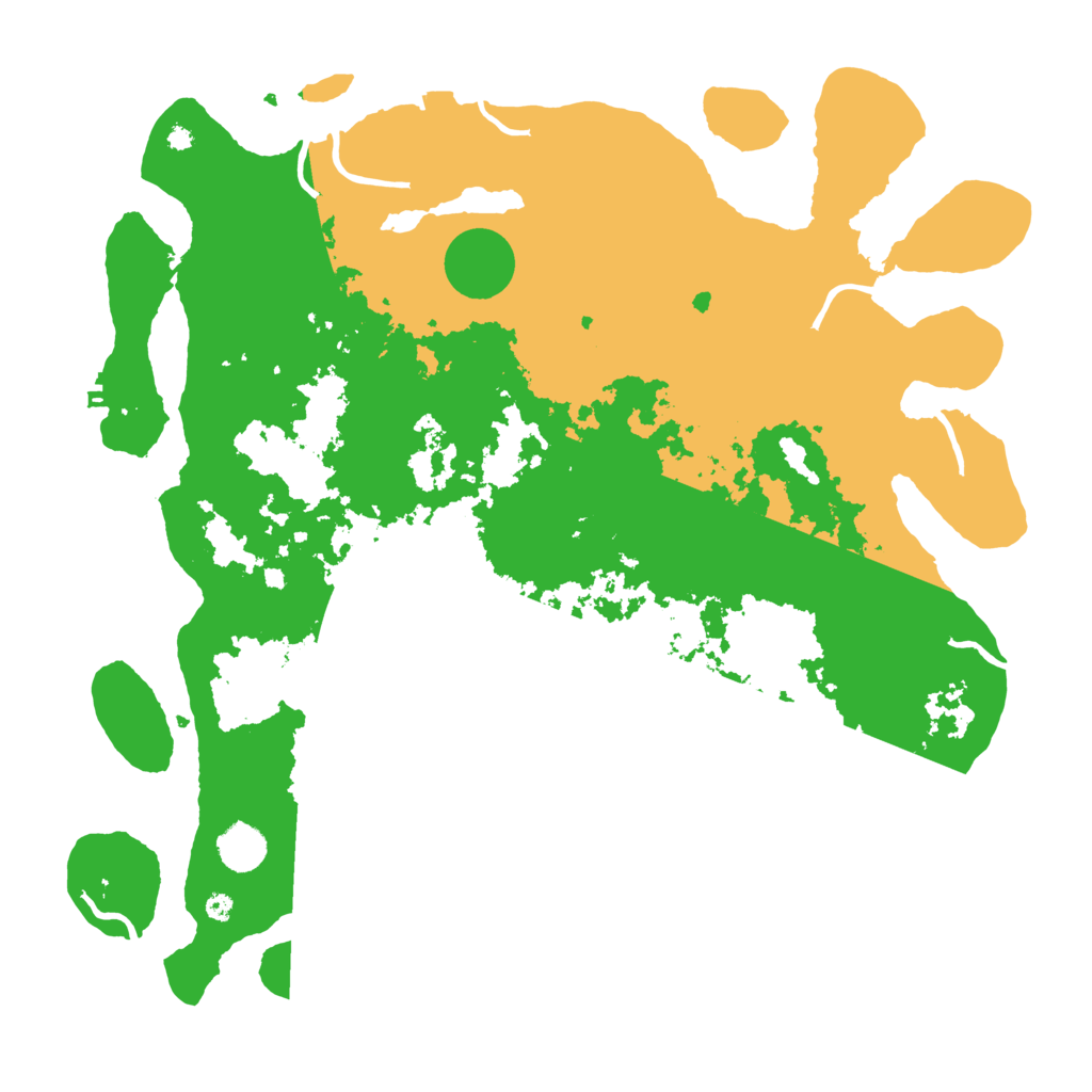 Biome Rust Map: Procedural Map, Size: 4096, Seed: 1042947707