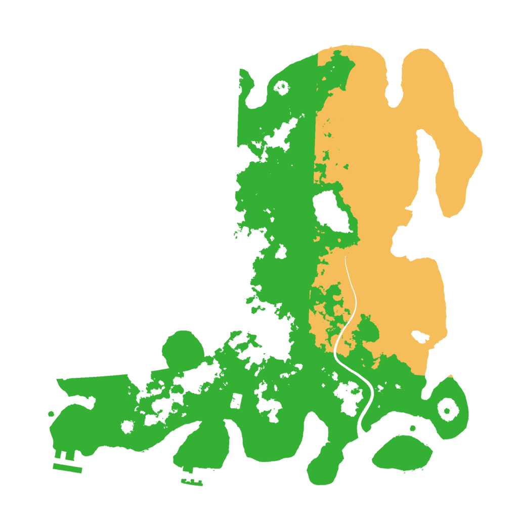 Biome Rust Map: Procedural Map, Size: 3600, Seed: 1762243204