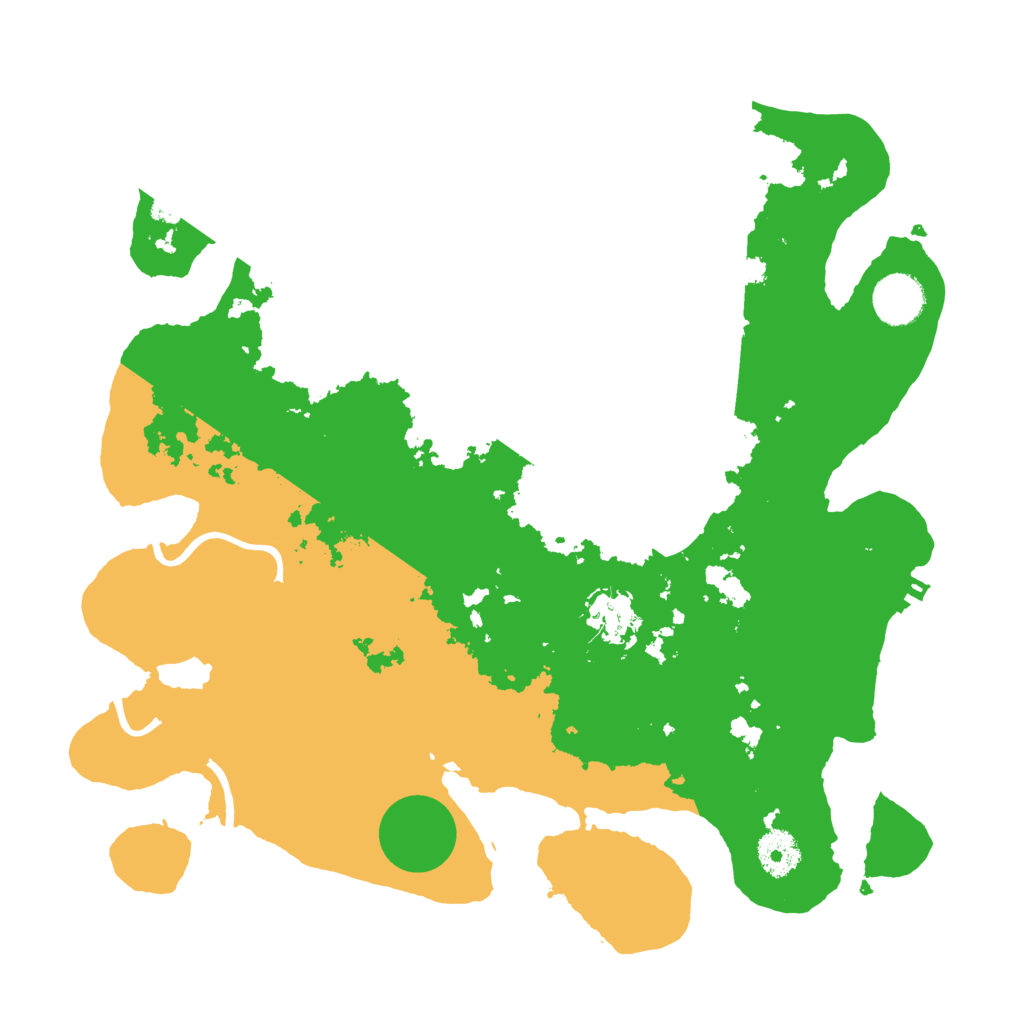 Biome Rust Map: Procedural Map, Size: 3500, Seed: 1043269166