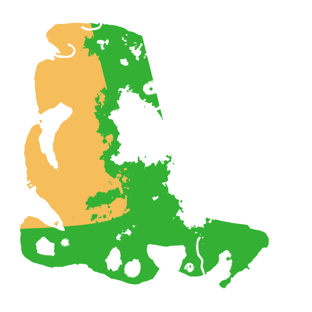 Biome Rust Map: Procedural Map, Size: 3500, Seed: 1877960775