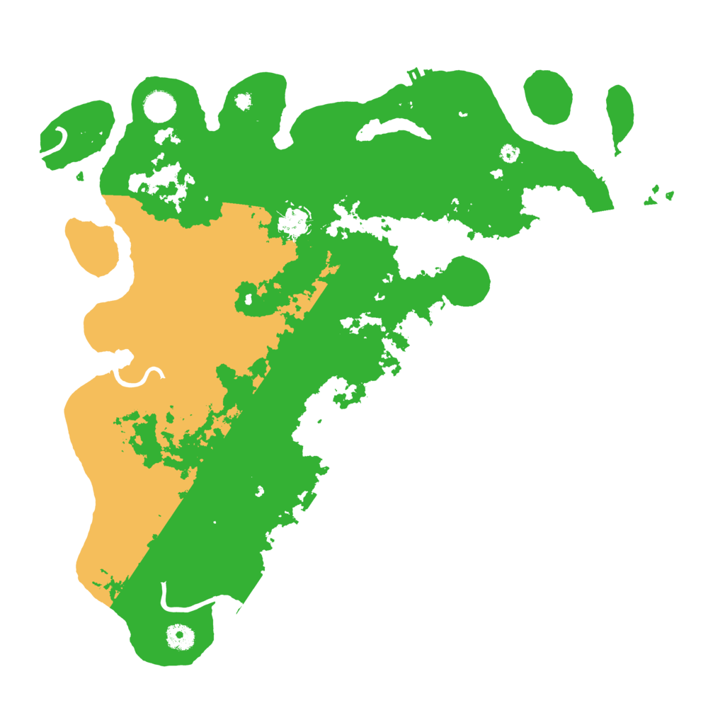 Biome Rust Map: Procedural Map, Size: 4000, Seed: 13847
