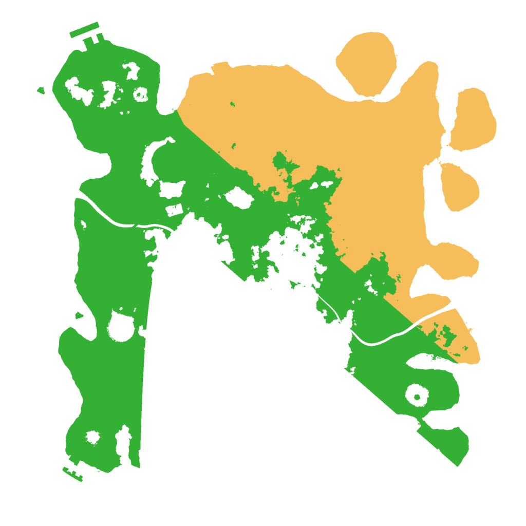 Biome Rust Map: Procedural Map, Size: 3500, Seed: 1682536848