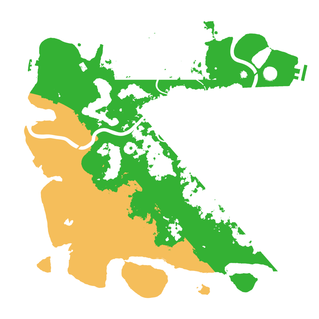 Biome Rust Map: Procedural Map, Size: 4000, Seed: 5052023
