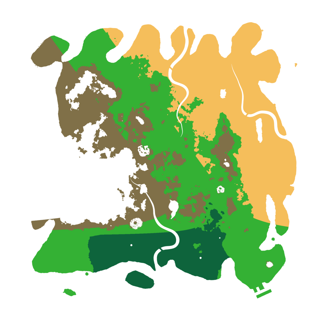 Biome Rust Map: Procedural Map, Size: 4000, Seed: 1189901983