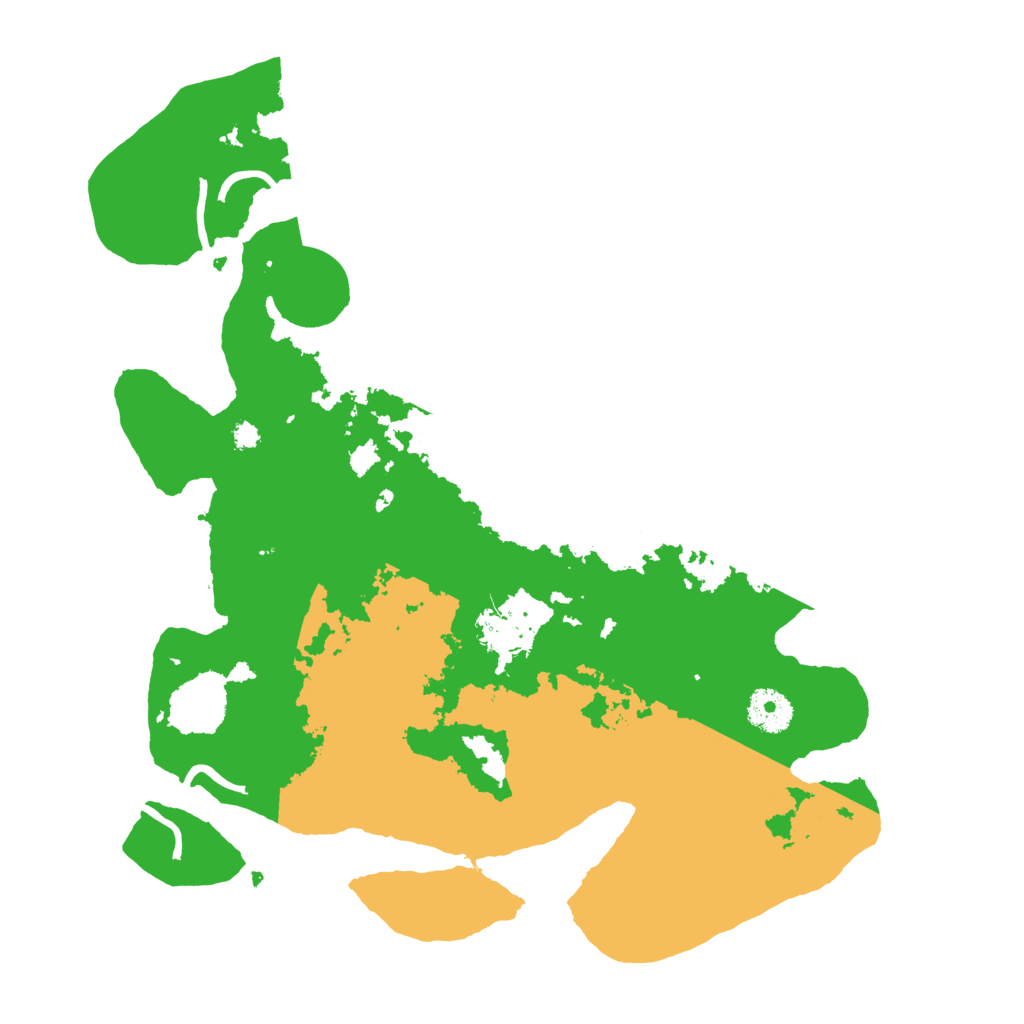 Biome Rust Map: Procedural Map, Size: 3500, Seed: 1558738403