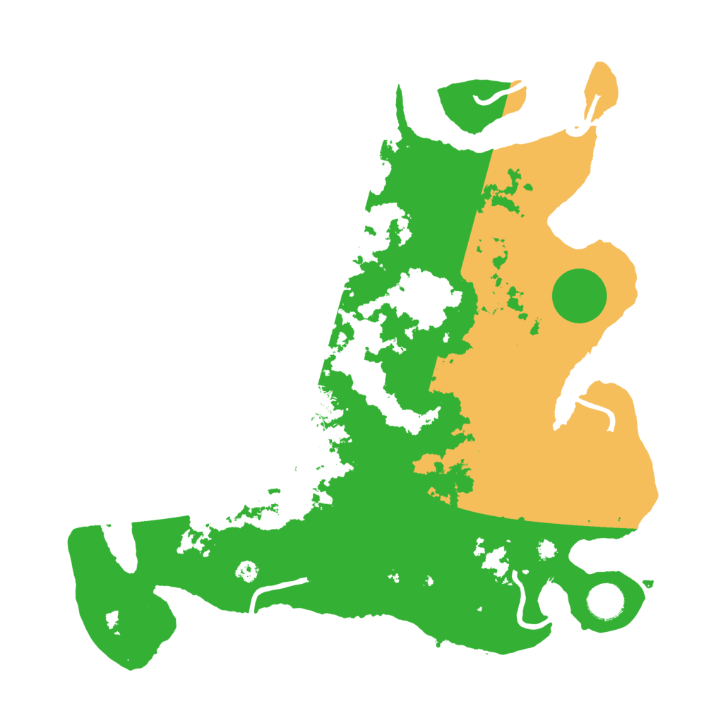 Biome Rust Map: Procedural Map, Size: 3500, Seed: 2114555