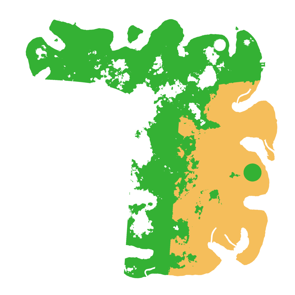 Biome Rust Map: Procedural Map, Size: 4350, Seed: 123654