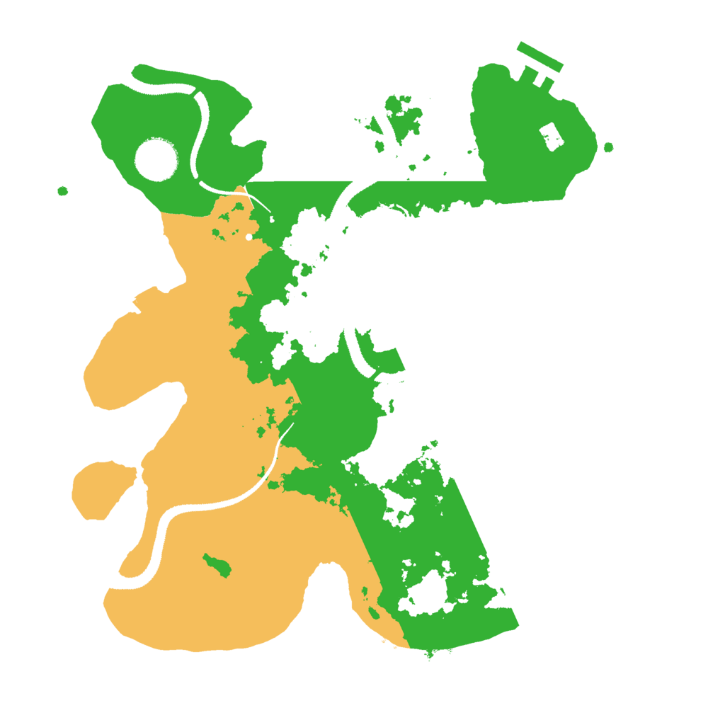 Biome Rust Map: Procedural Map, Size: 3000, Seed: 1262908820