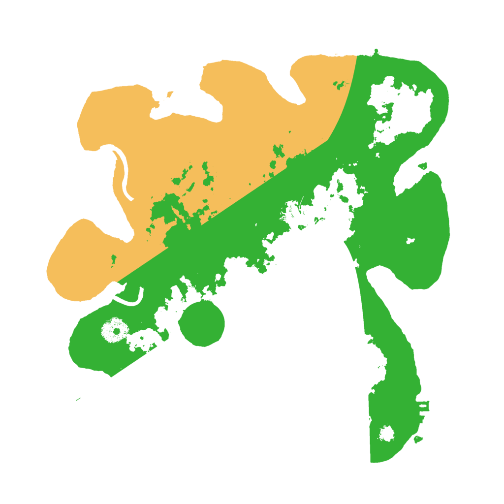 Biome Rust Map: Procedural Map, Size: 3000, Seed: 26612