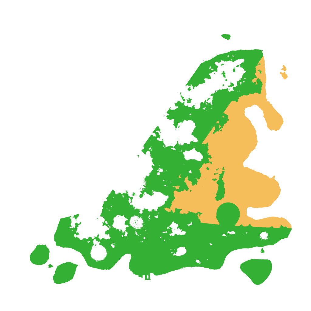 Biome Rust Map: Procedural Map, Size: 3500, Seed: 1593953727