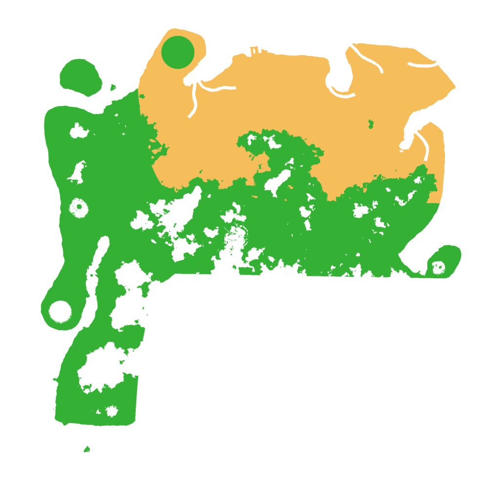 Biome Rust Map: Procedural Map, Size: 4000, Seed: 525