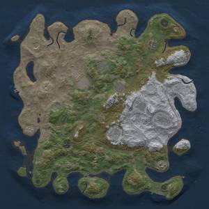 Thumbnail Rust Map: Procedural Map, Size: 4250, Seed: 930154274, 18 Monuments