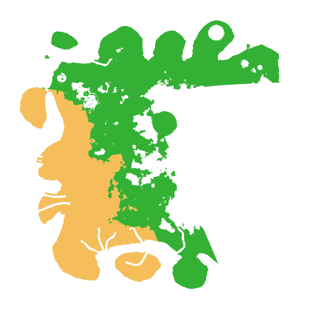 Biome Rust Map: Procedural Map, Size: 3500, Seed: 931898401