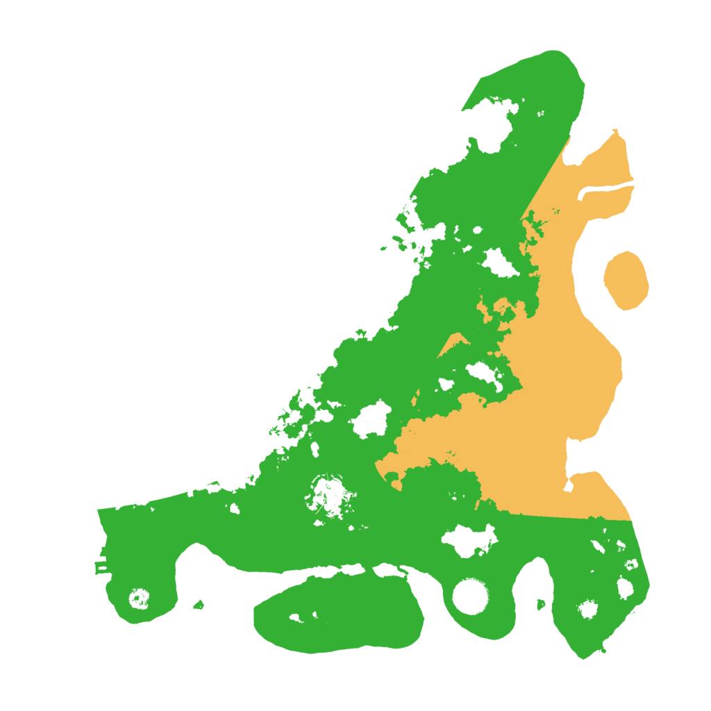 Biome Rust Map: Procedural Map, Size: 3500, Seed: 622
