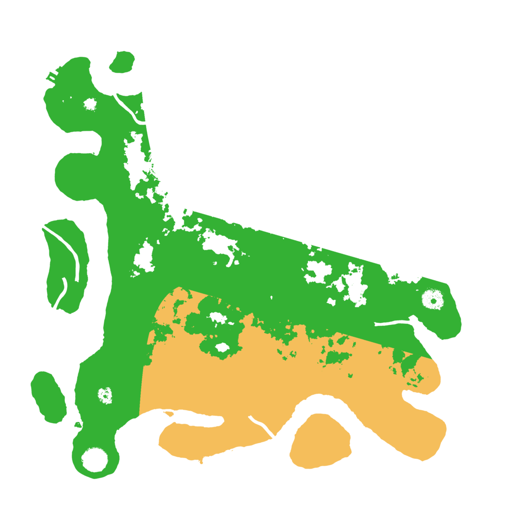 Biome Rust Map: Procedural Map, Size: 3700, Seed: 1030258516