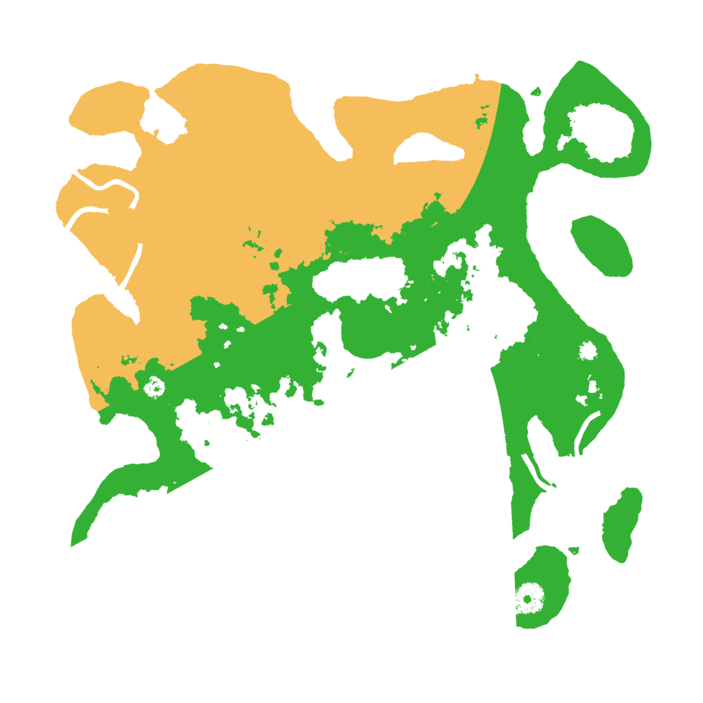 Biome Rust Map: Procedural Map, Size: 3500, Seed: 2131977115