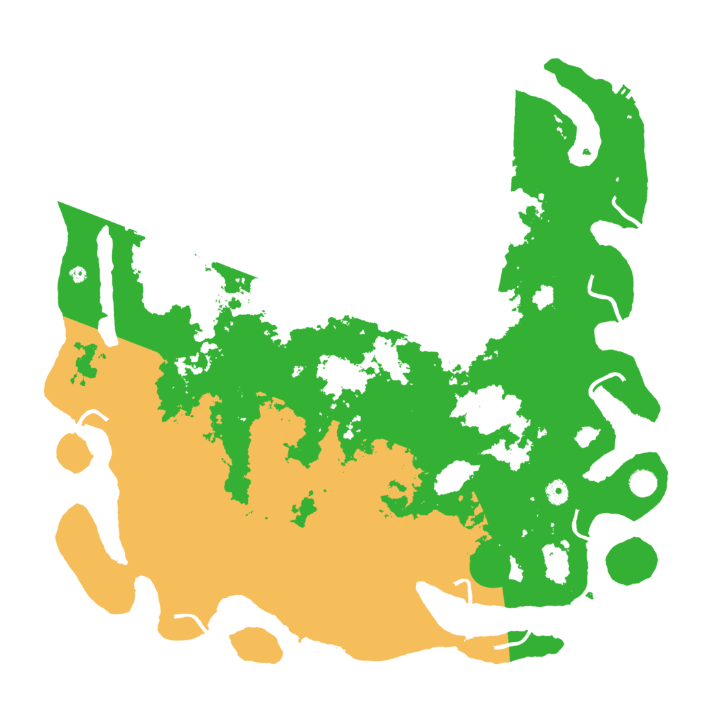 Biome Rust Map: Procedural Map, Size: 4500, Seed: 399093462