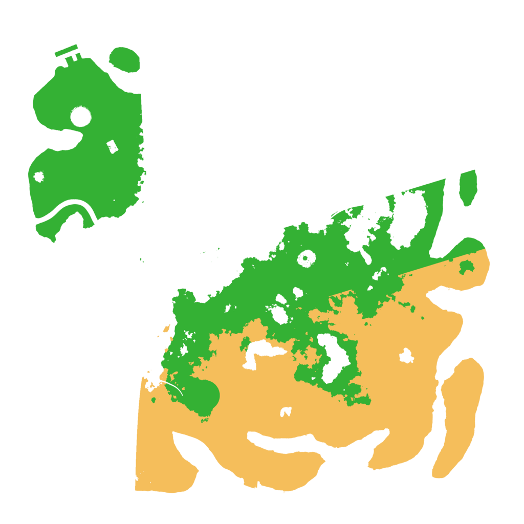 Biome Rust Map: Procedural Map, Size: 4500, Seed: 7896532