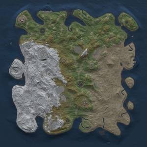 Thumbnail Rust Map: Procedural Map, Size: 4250, Seed: 111091966, 17 Monuments