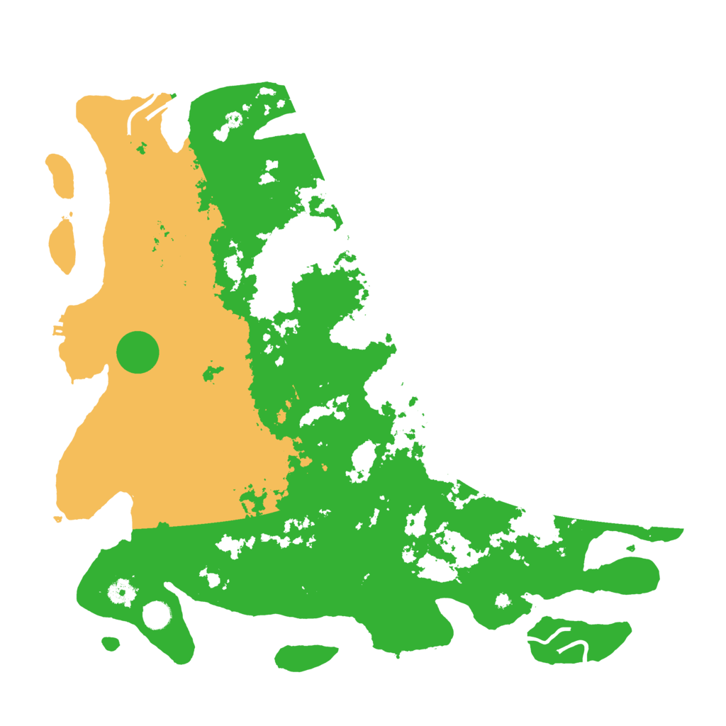 Biome Rust Map: Procedural Map, Size: 4500, Seed: 206071458