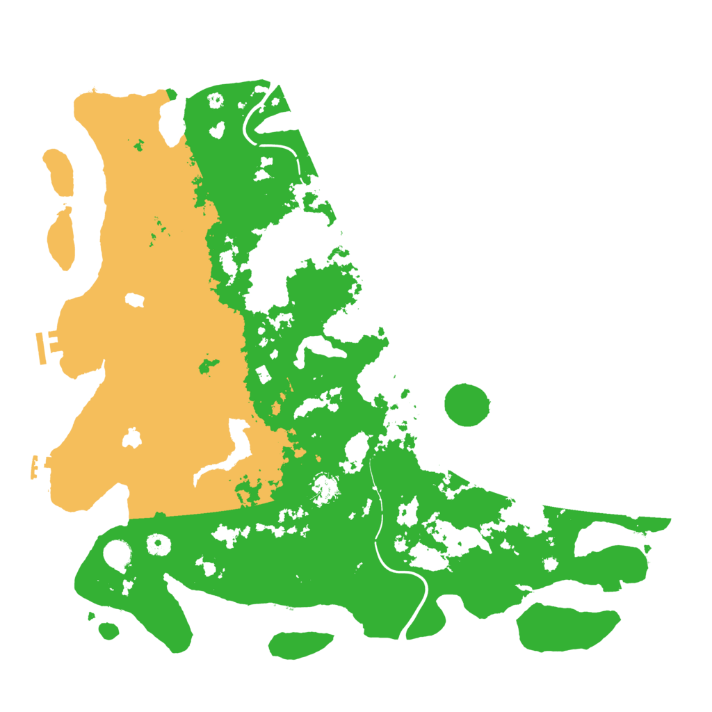 Biome Rust Map: Procedural Map, Size: 4500, Seed: 206071458