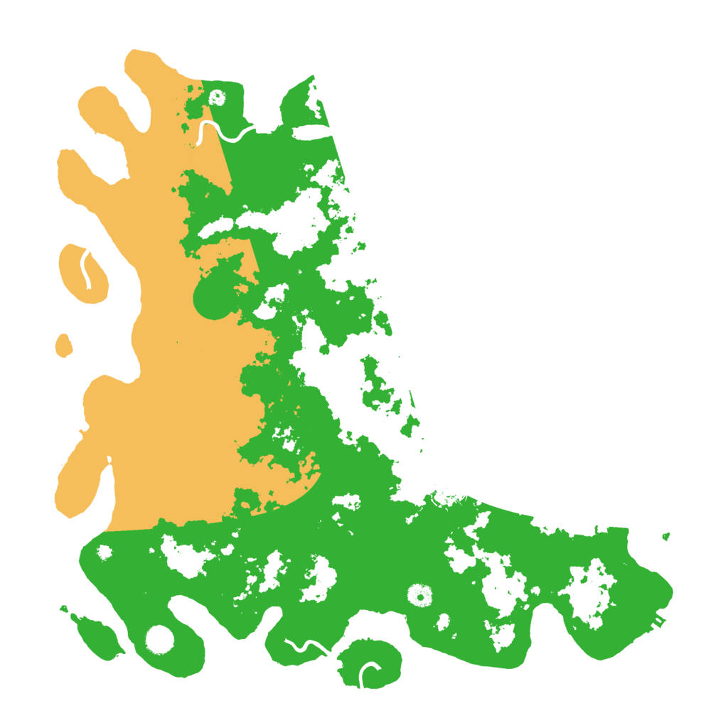 Biome Rust Map: Procedural Map, Size: 4500, Seed: 1911559876