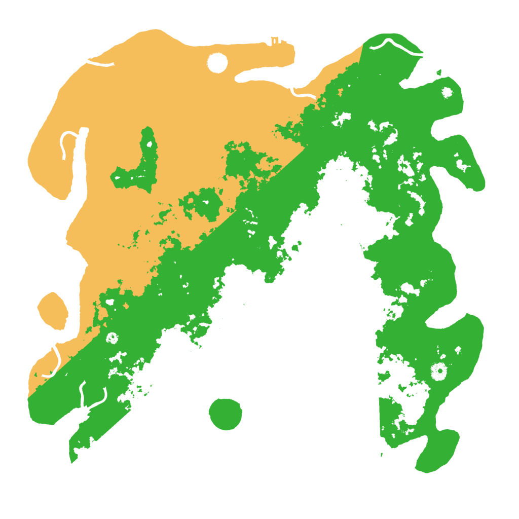 Biome Rust Map: Procedural Map, Size: 4500, Seed: 298197589