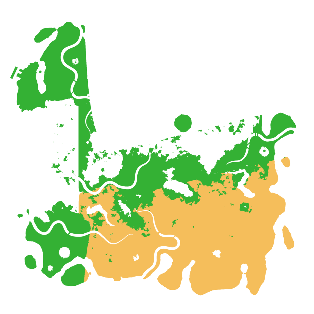 Biome Rust Map: Procedural Map, Size: 5000, Seed: 796901062