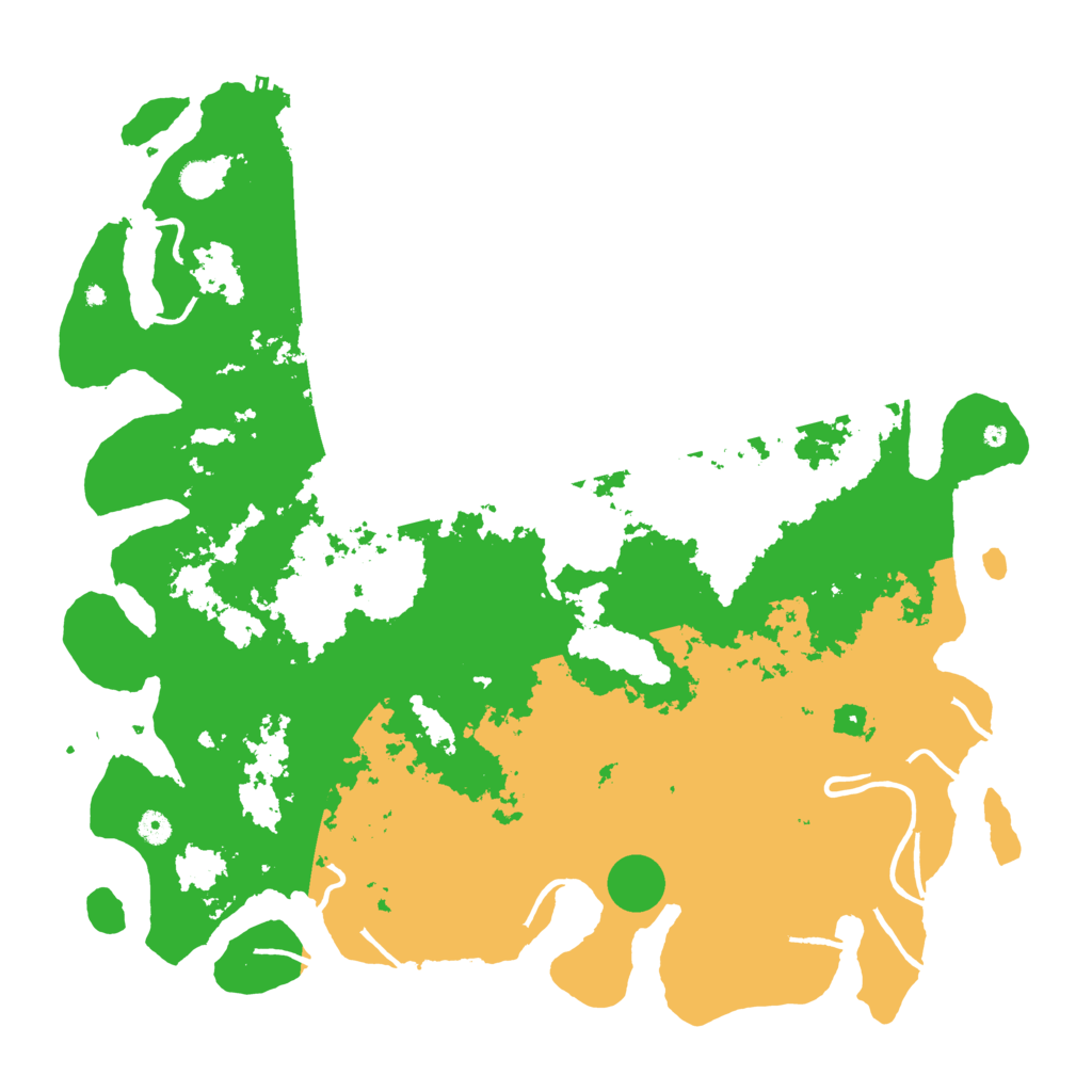 Biome Rust Map: Procedural Map, Size: 5000, Seed: 796901062