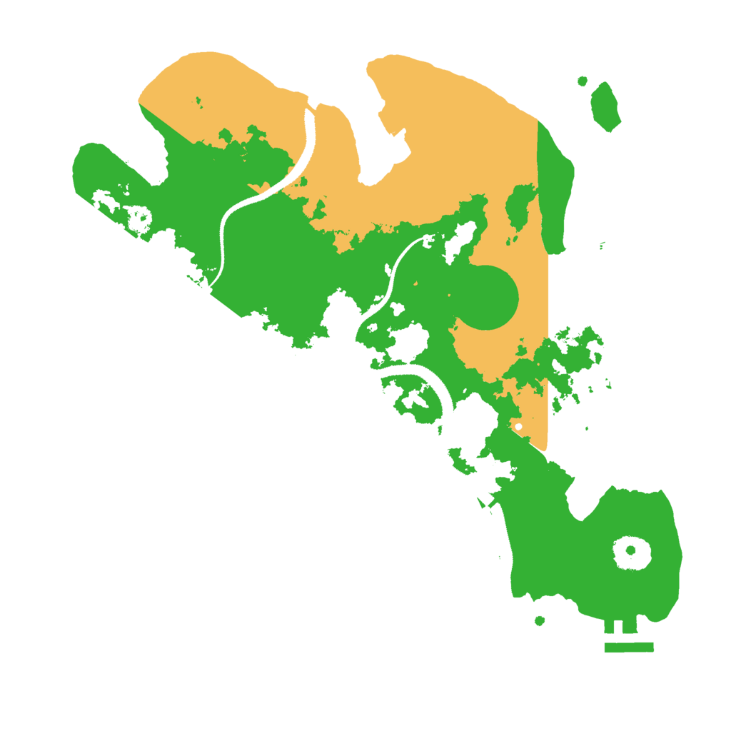 Biome Rust Map: Procedural Map, Size: 3000, Seed: 1824541782