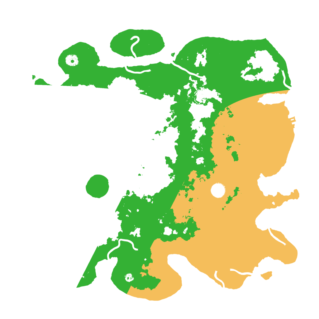 Biome Rust Map: Procedural Map, Size: 3900, Seed: 522181445