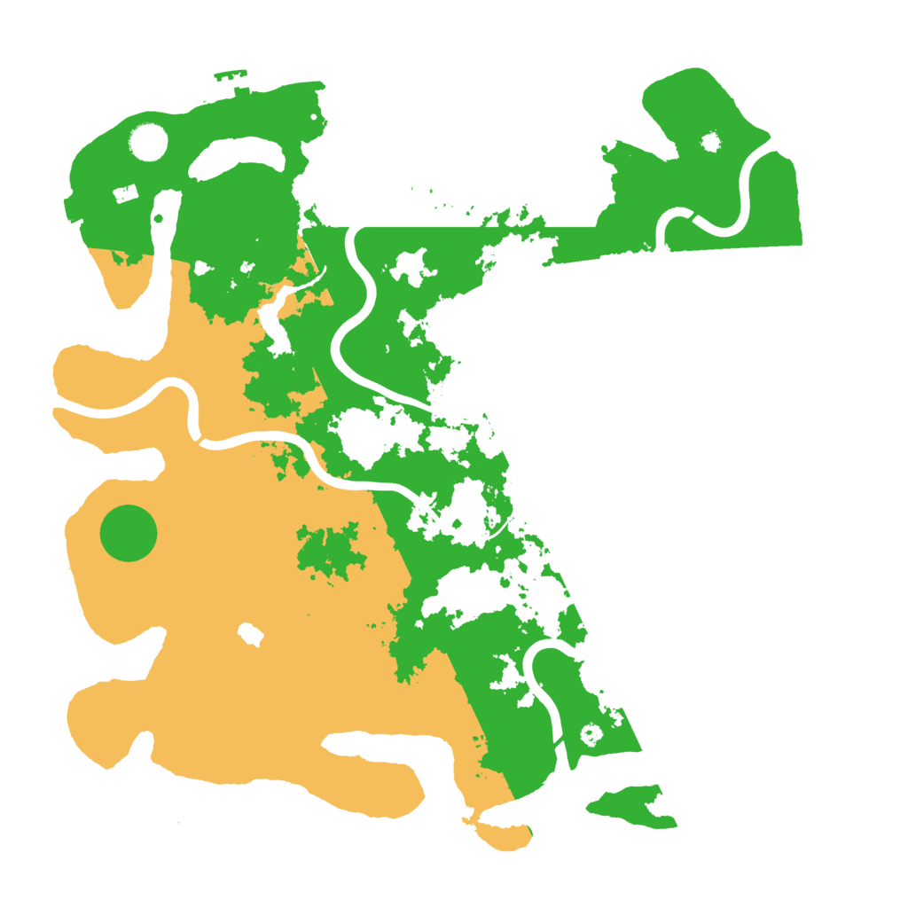 Biome Rust Map: Procedural Map, Size: 4200, Seed: 168