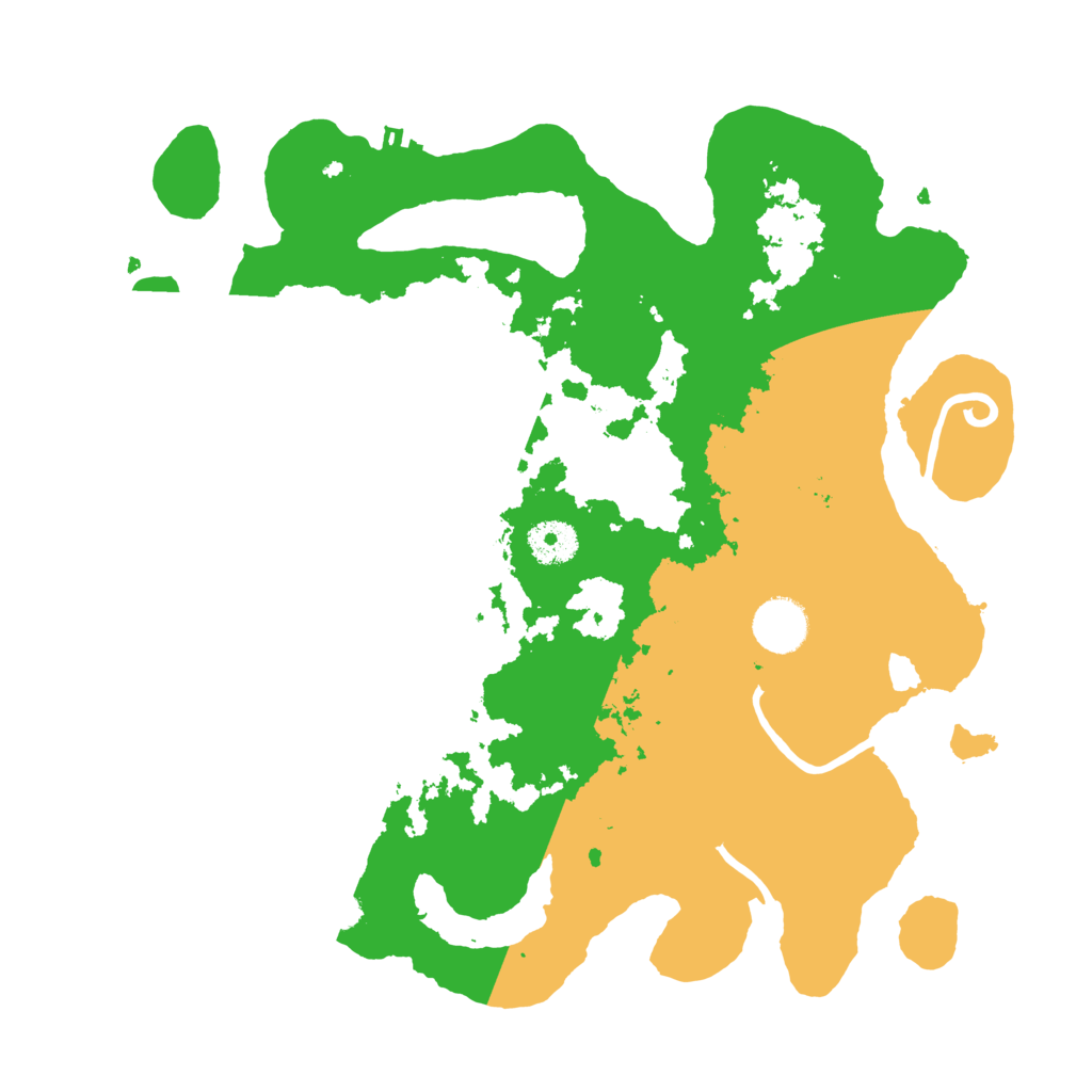 Biome Rust Map: Procedural Map, Size: 3500, Seed: 92817789