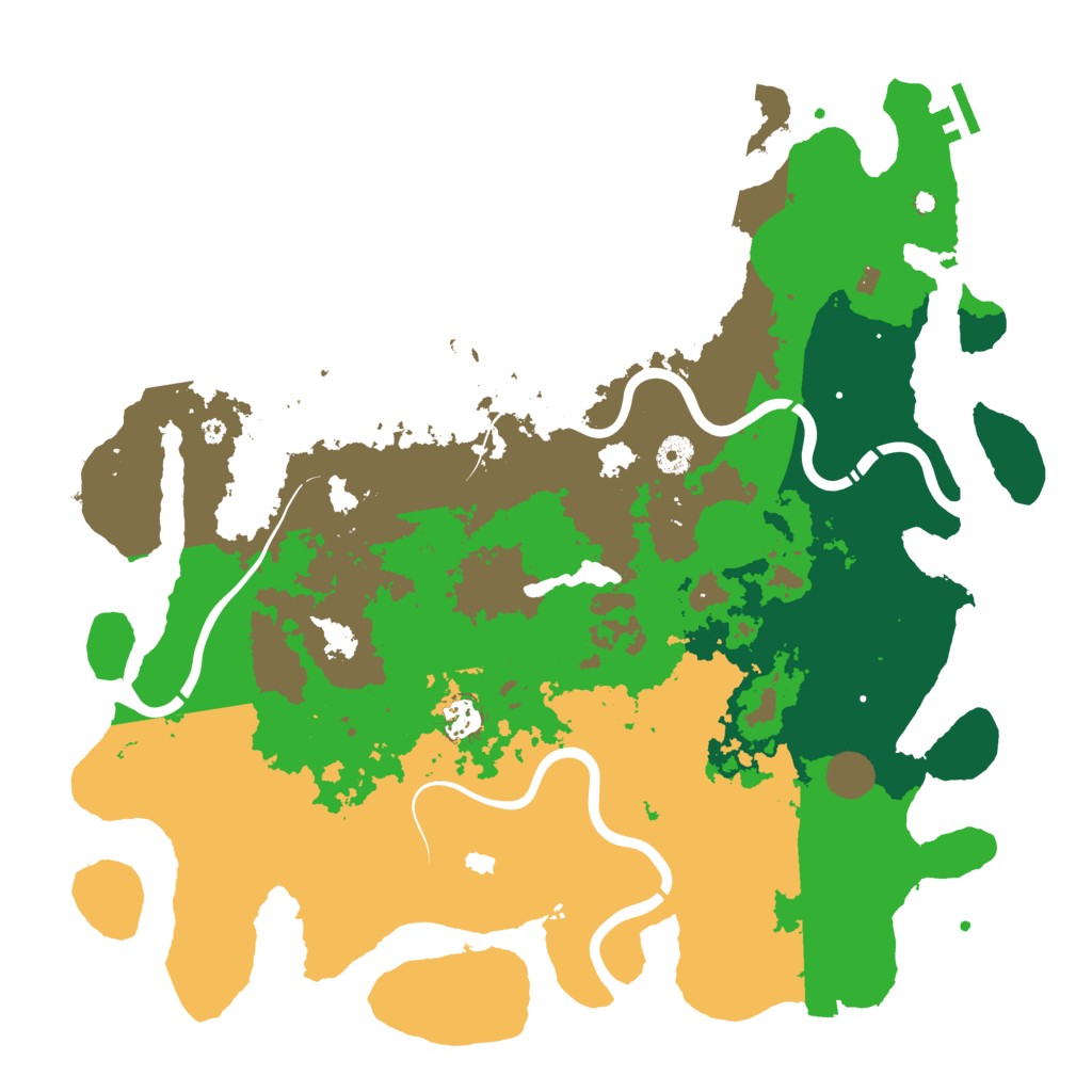 Biome Rust Map: Procedural Map, Size: 4250, Seed: 9648543