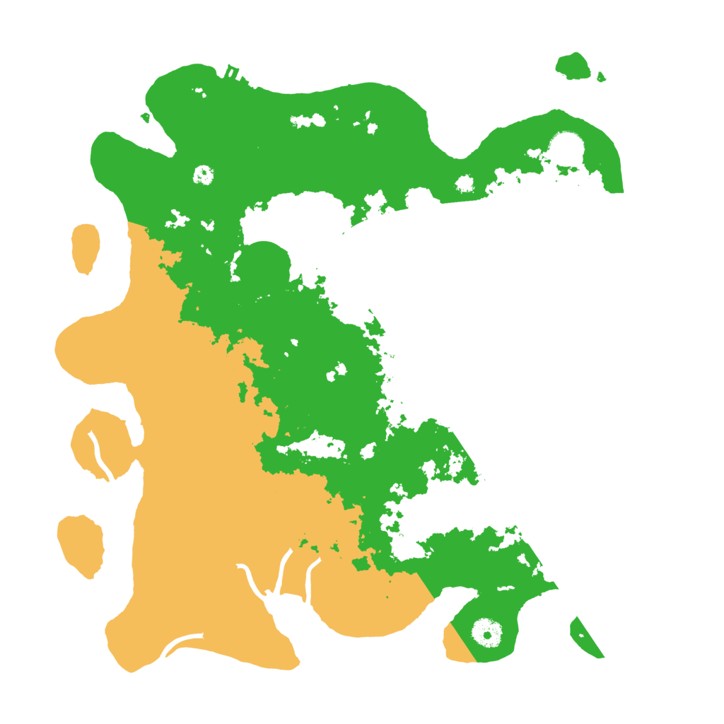 Biome Rust Map: Procedural Map, Size: 3700, Seed: 427821736