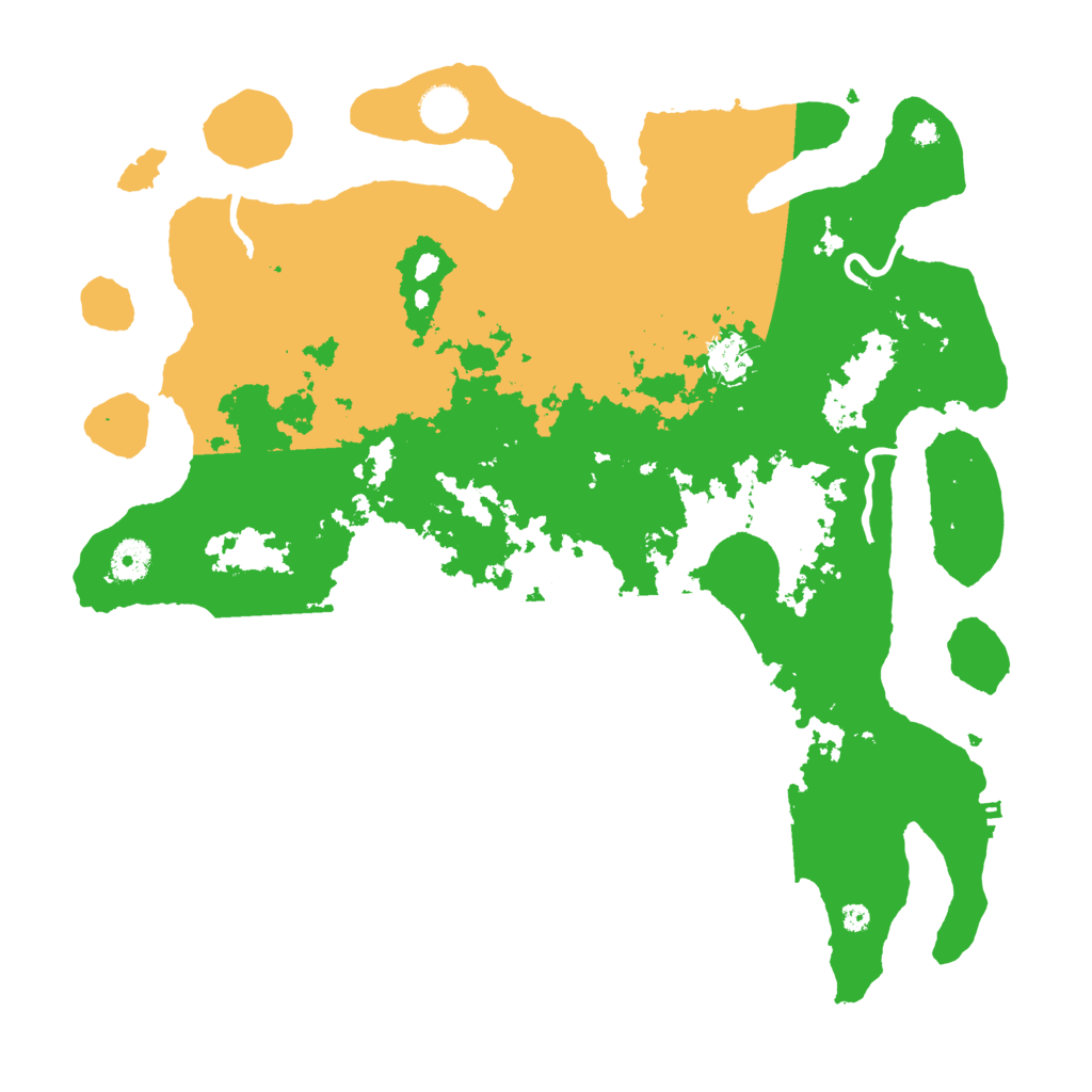 Biome Rust Map: Procedural Map, Size: 4000, Seed: 1211741221