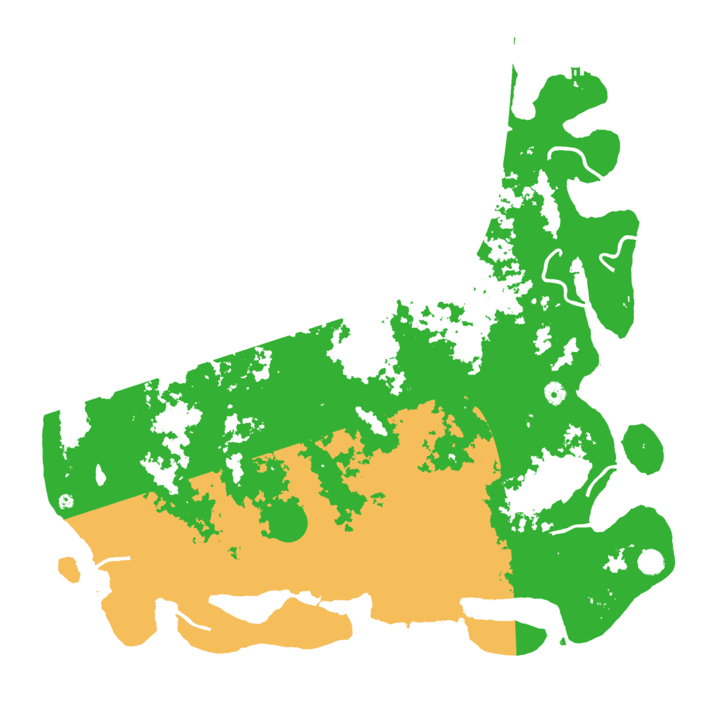 Biome Rust Map: Procedural Map, Size: 4800, Seed: 542023