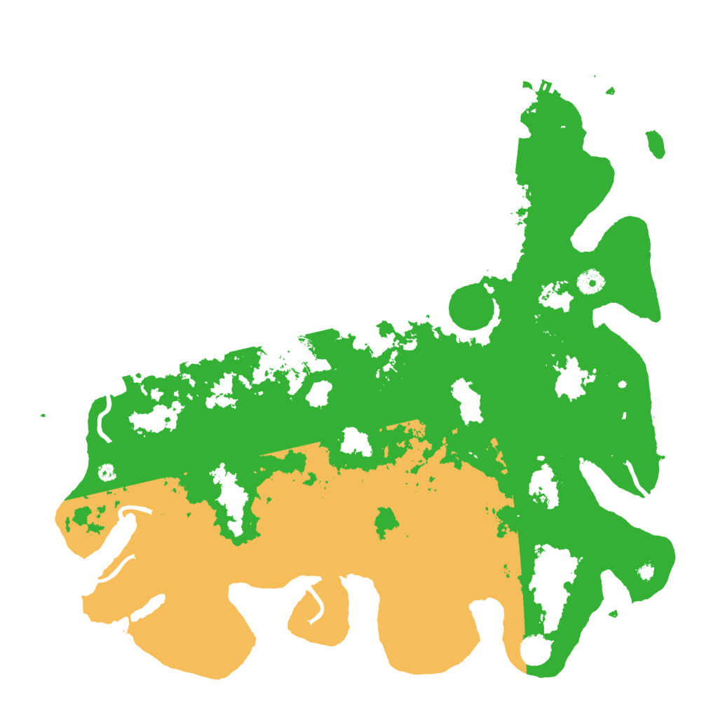 Biome Rust Map: Procedural Map, Size: 4200, Seed: 40523