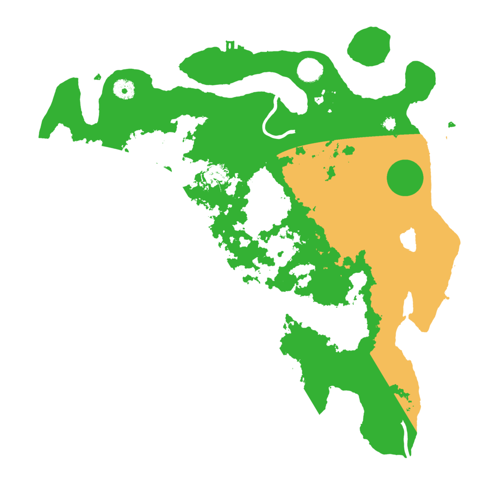 Biome Rust Map: Procedural Map, Size: 3600, Seed: 58493939