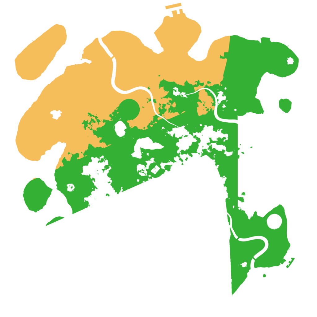 Biome Rust Map: Procedural Map, Size: 4000, Seed: 349863